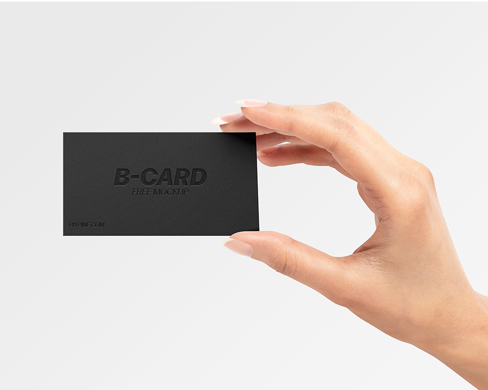 Download Simple Business Card Mockup PSD - Free Download