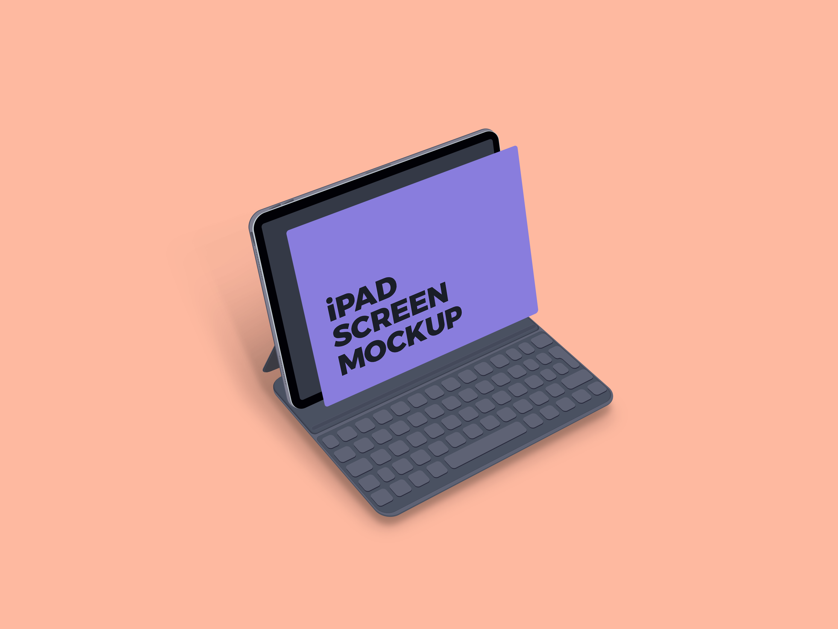 Clean iPad Screen Mockup - Smashmockup