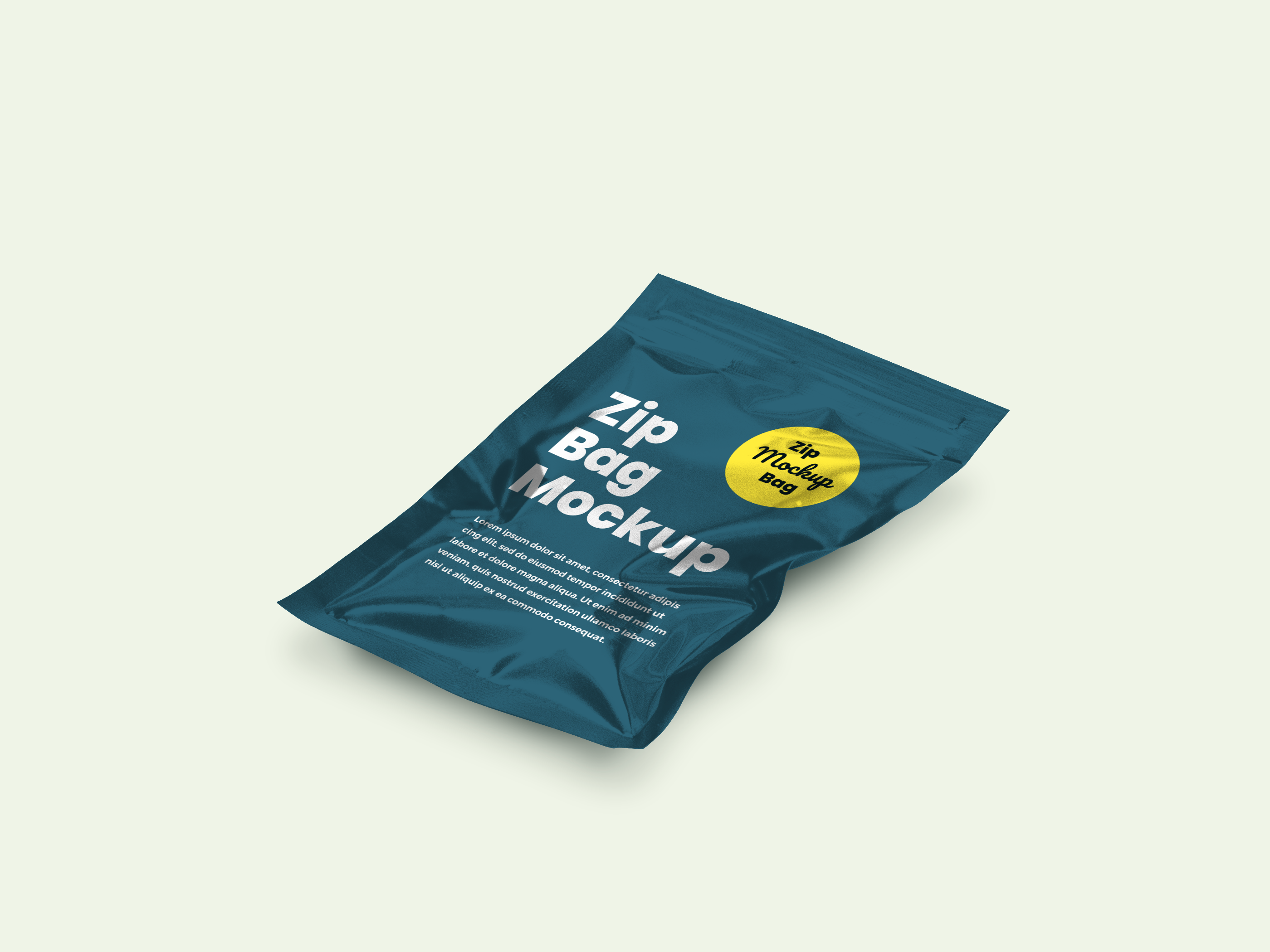 Download Zip Bag Package Mockup - Free Download