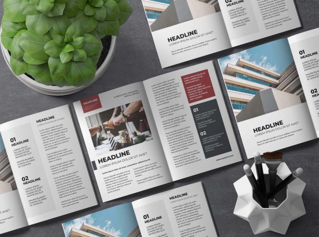 Download Clean A5 Magazine Mockup - Free Download