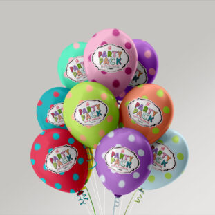 Download Hanging Air Balloon Dangler Mockup - Smashmockup