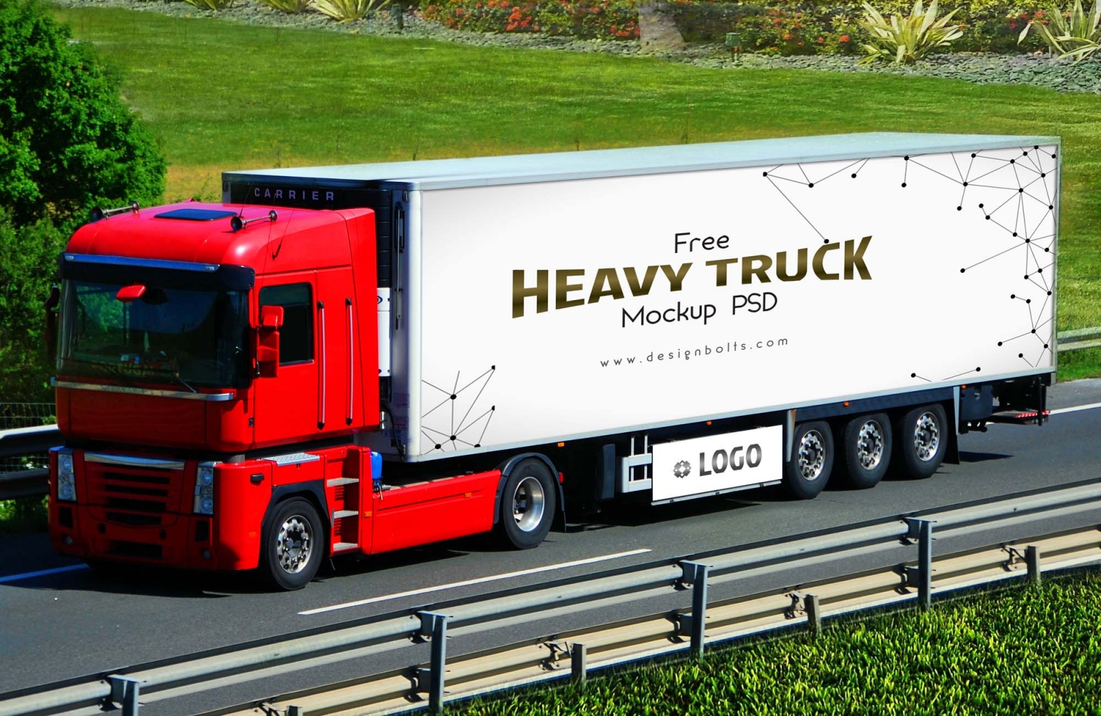 Download Heavy Duty Truck Mockup PSD - Smashmockup