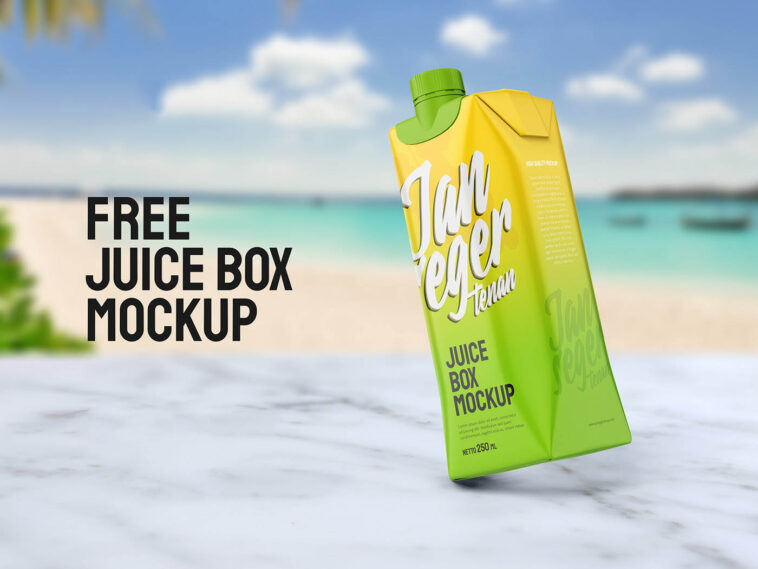 Download Juice Box Packaging Mockup - Free Download