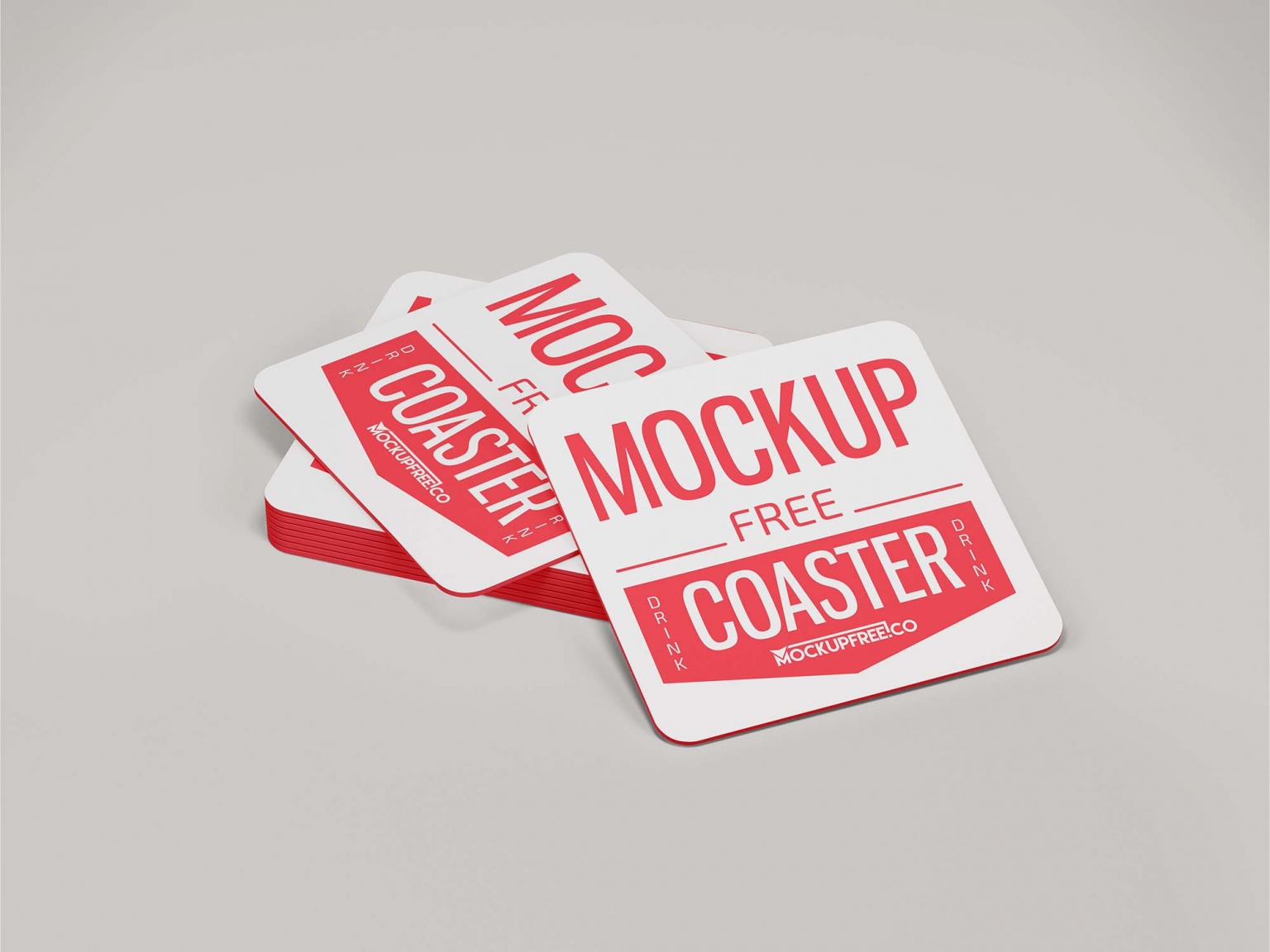 Download Paper Drink Coaster Mockup - Free Download