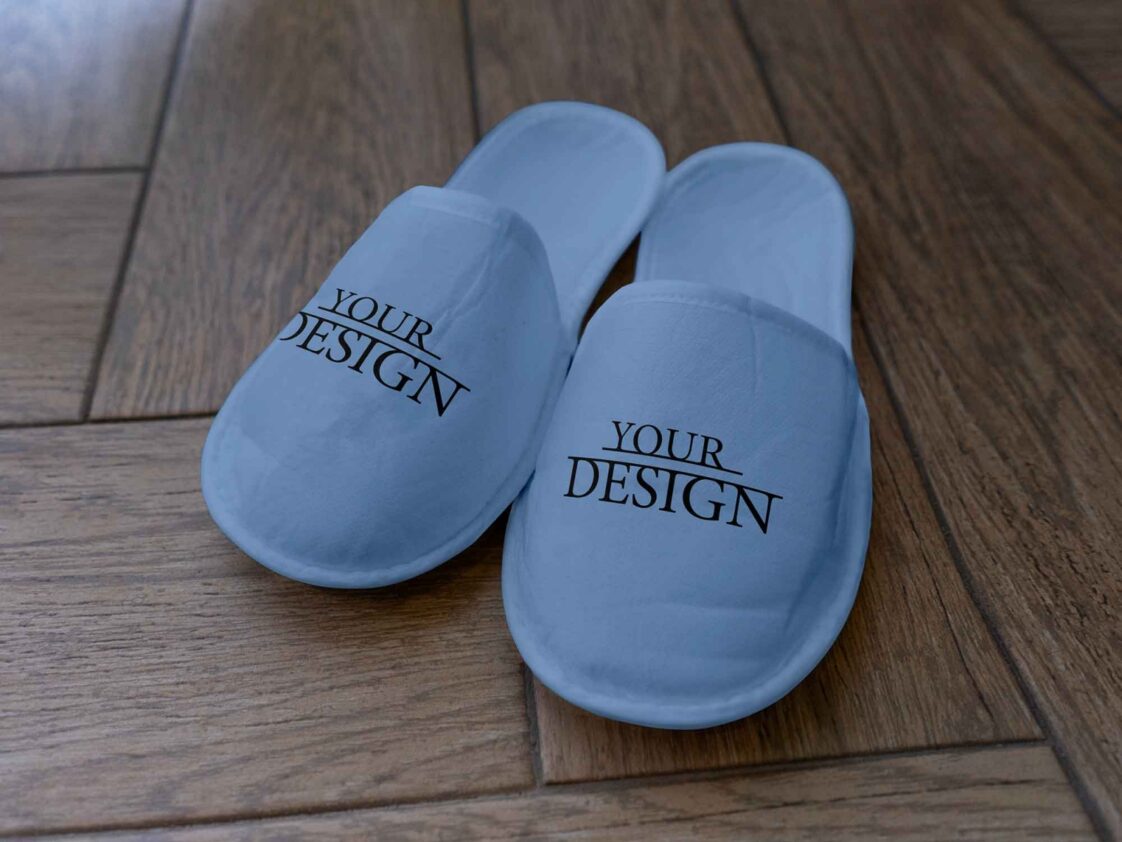 Download Hotel Slippers Mockup PSD - Smashmockup