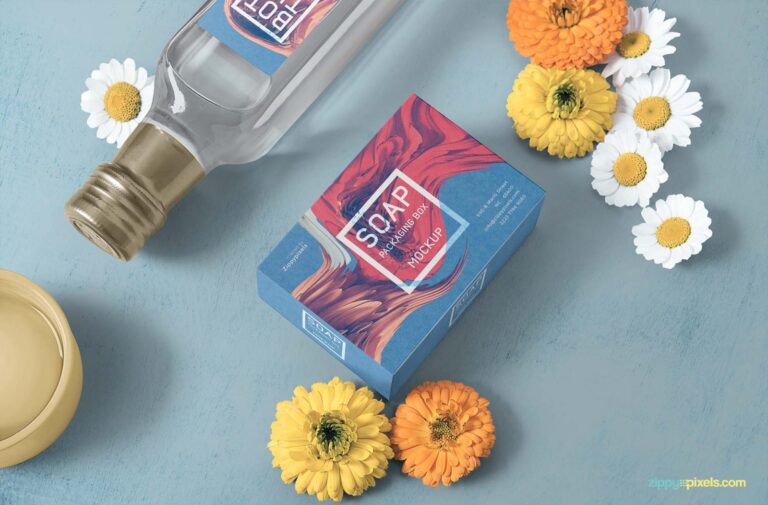 Download Soap Packaging Mockup PSD - Free Download