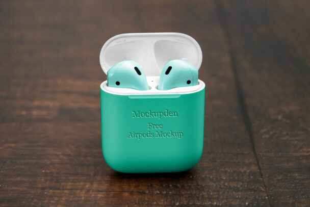 AirPods Mockup PSD Template - Free Download