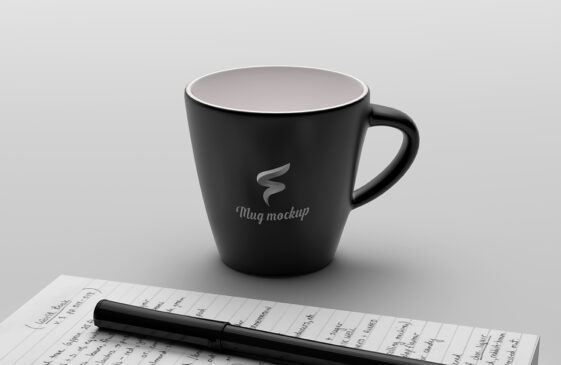 Download Black Coffee Cup Mockup PSD - Free Download