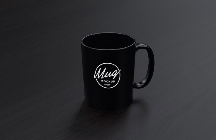 Download Black Coffee Mug Mockup - Free Download