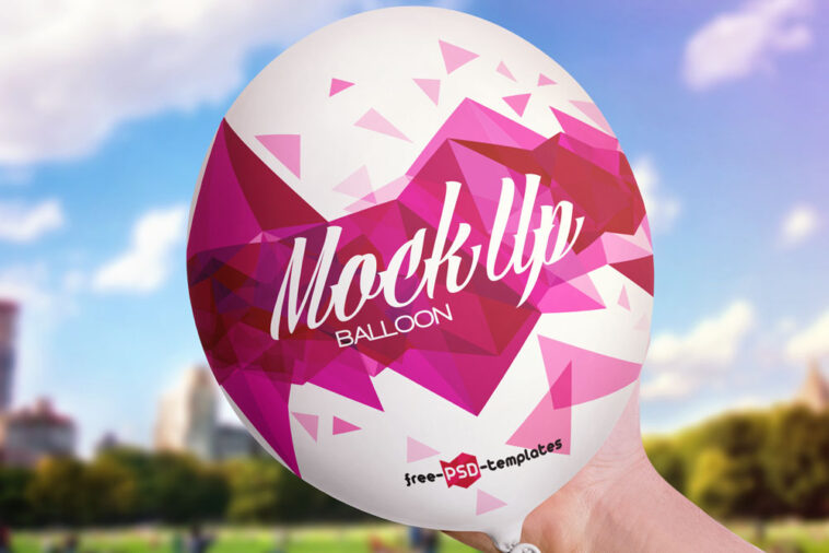 Download Party Balloon Mockup - Smashmockup