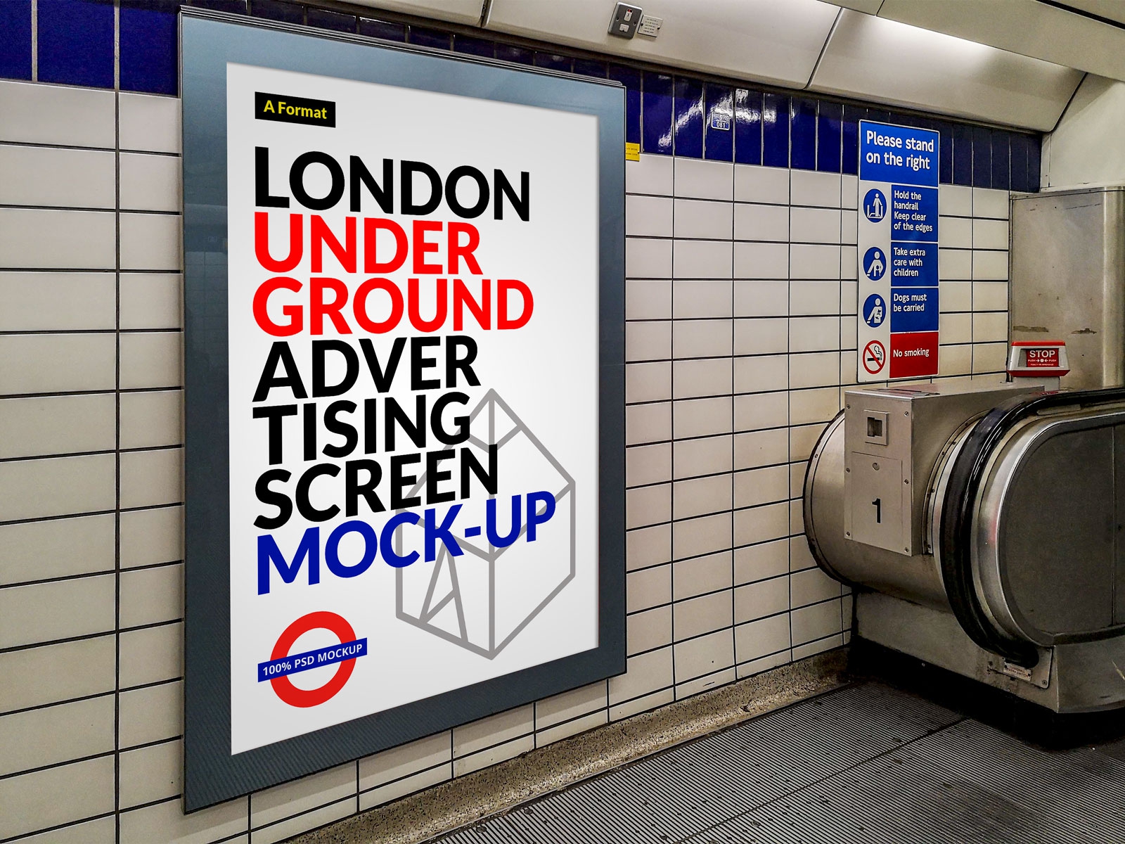 Mass Rapid Transit Advertising Mockup - Smashmockup