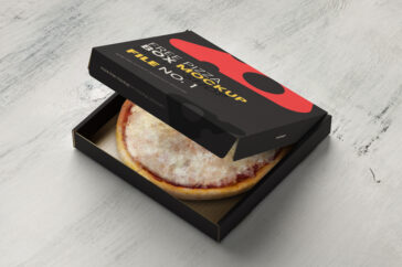 Download Opened Pizza Box Mockup - Free Download