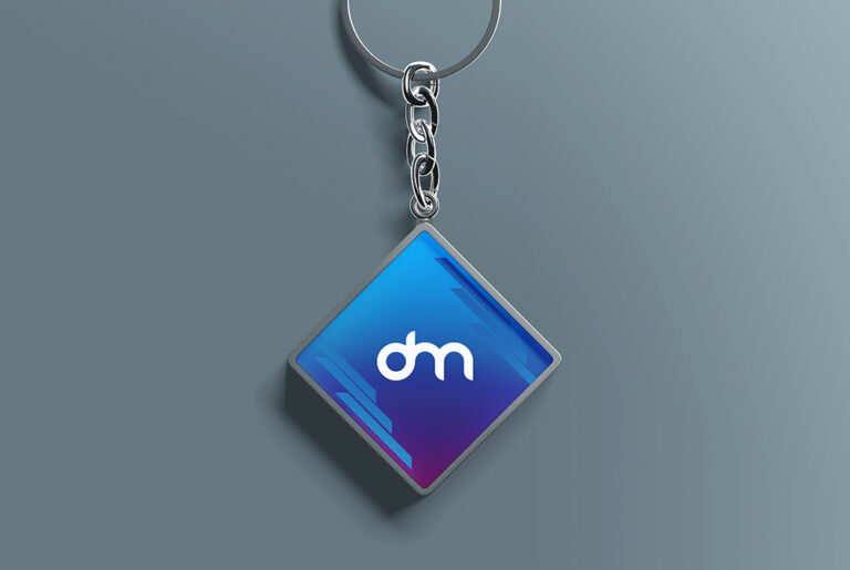 Download Rhombus Keychain Mockup - Free Download