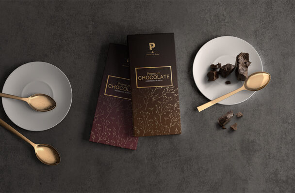 Download Chocolate Bar Packaging Mockup - Free Download