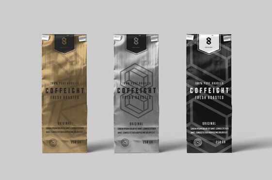 Download Coffee Bag Packaging Mockup PSD - Free Download