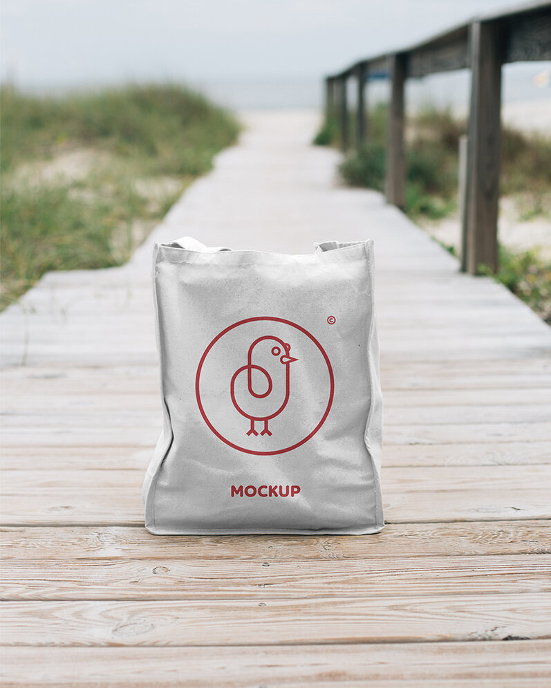 Download Clean Canvas Bag Mockup - Free Download