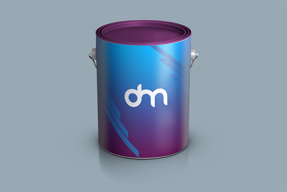 Download Paint Bucket Branding Mockup - Free Download