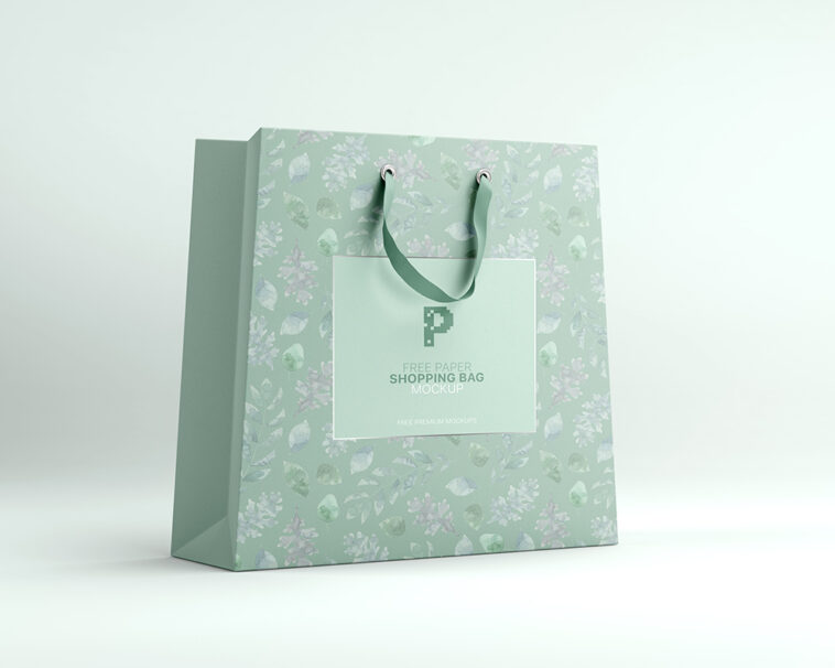 Download Elegant Paper Shopping Bag Mockup Free Download Yellowimages Mockups