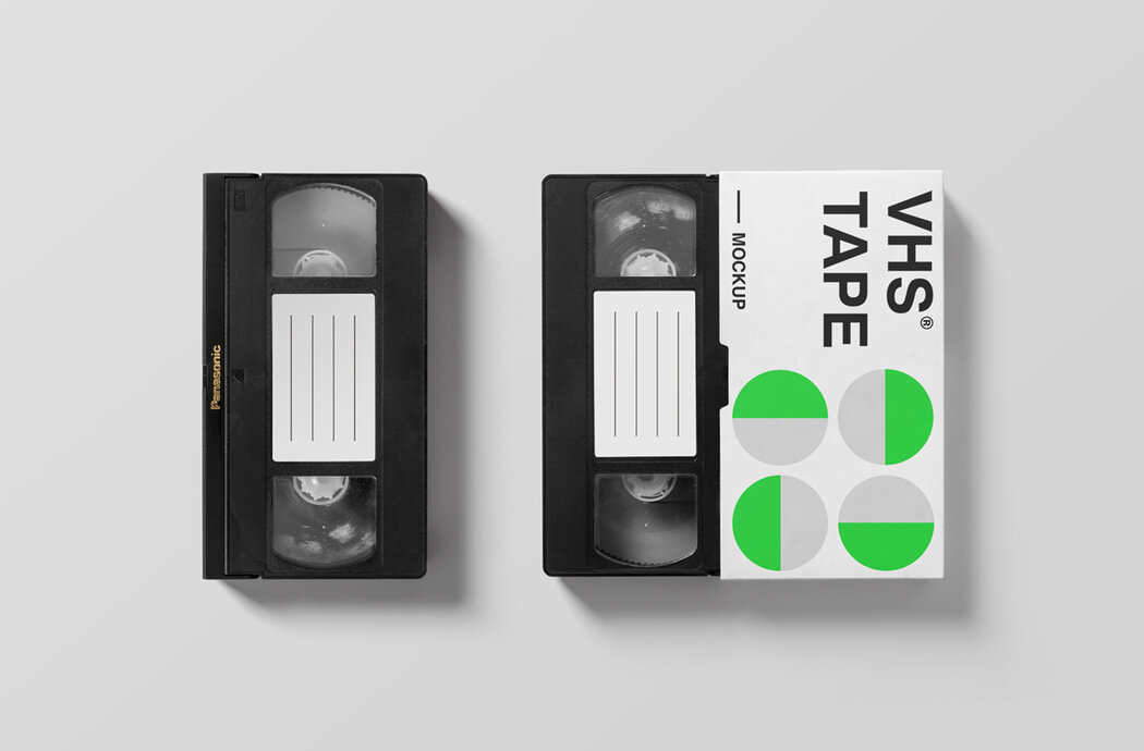 Download VHS Cassette Mockup - Free Download