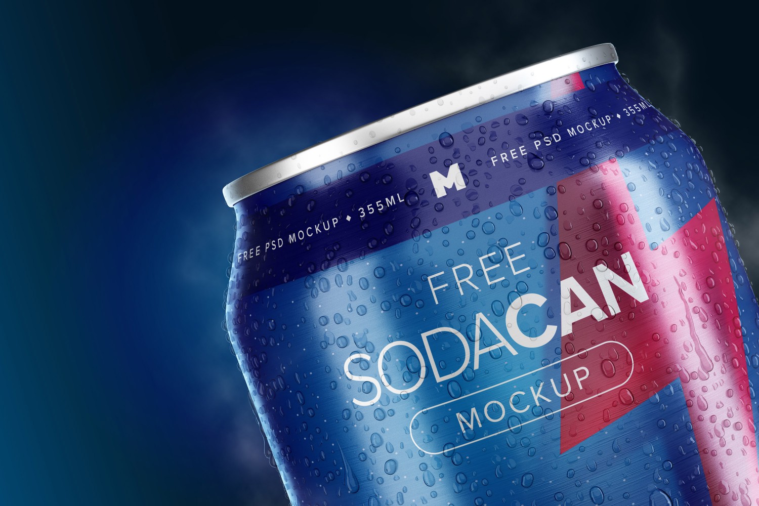 Download 355ml (12oz) Soda Can Mockup - Free Download