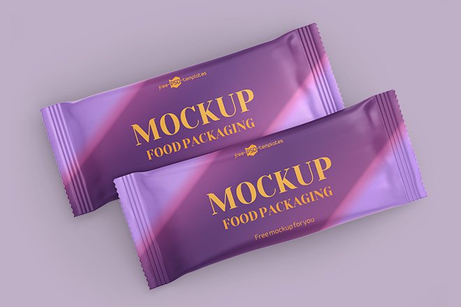 Download Chocolate Bar Packaging Mockup PSD - Free Download