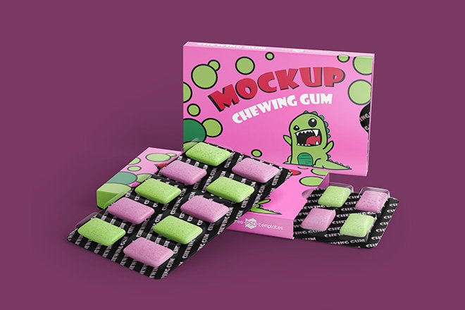 Download Free Chewing Gum Mockup - Free Download