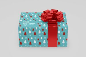 Download PSD Gift Box Mockup Set - Free Download