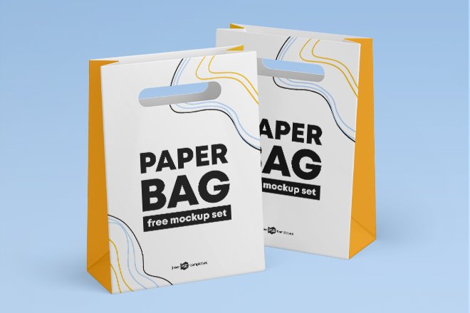 Download Elegant Paper Bag PSD Mockup - Free Download