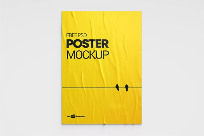 3 Poster PSD Mockups Templates - Smashmockup