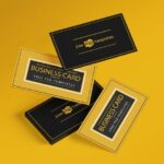 Elegant Realistic Business Card Mockup, Smashmockup
