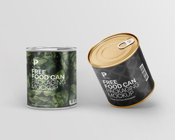 Download Free Food Can Mockup - Free Download