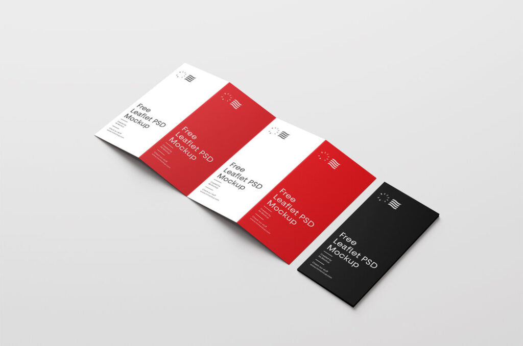 Download Four Fold Brochure Mockups - Free Download