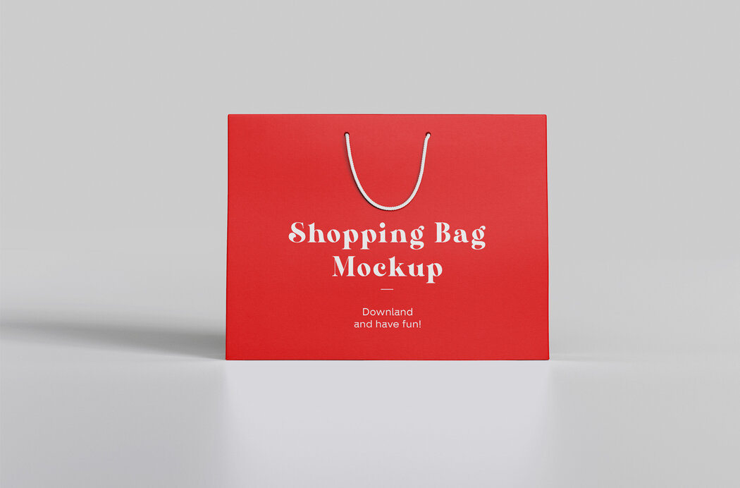 Download Front Shopping Bag Mockup PSD - Free Download