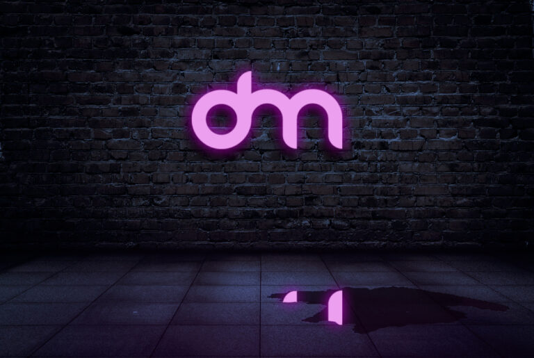 Download Realistic Neon Light Mockup - Free Download