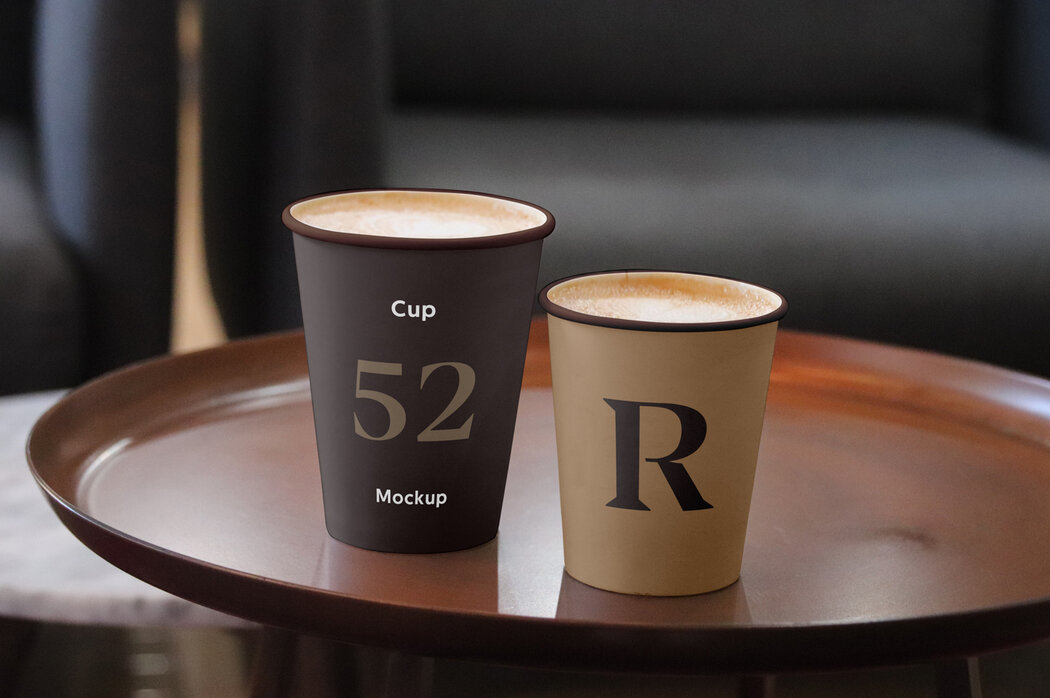 Realistic Coffee Cup Mockups - Free Download