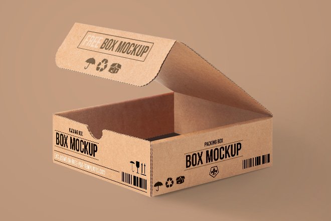 Download Carton Packing Box Mockup - Free Download