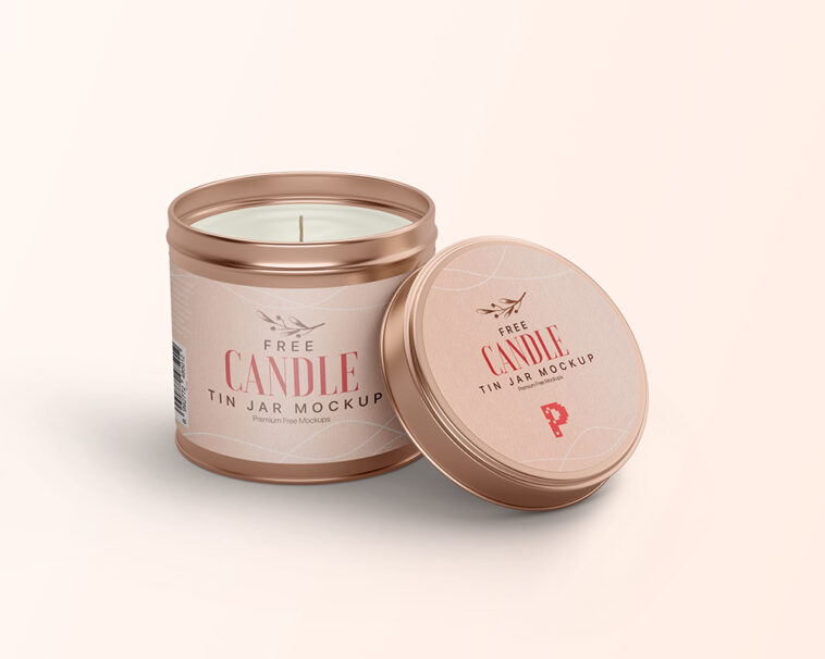 Download Candle Tin Jar Mockup - Smashmockup